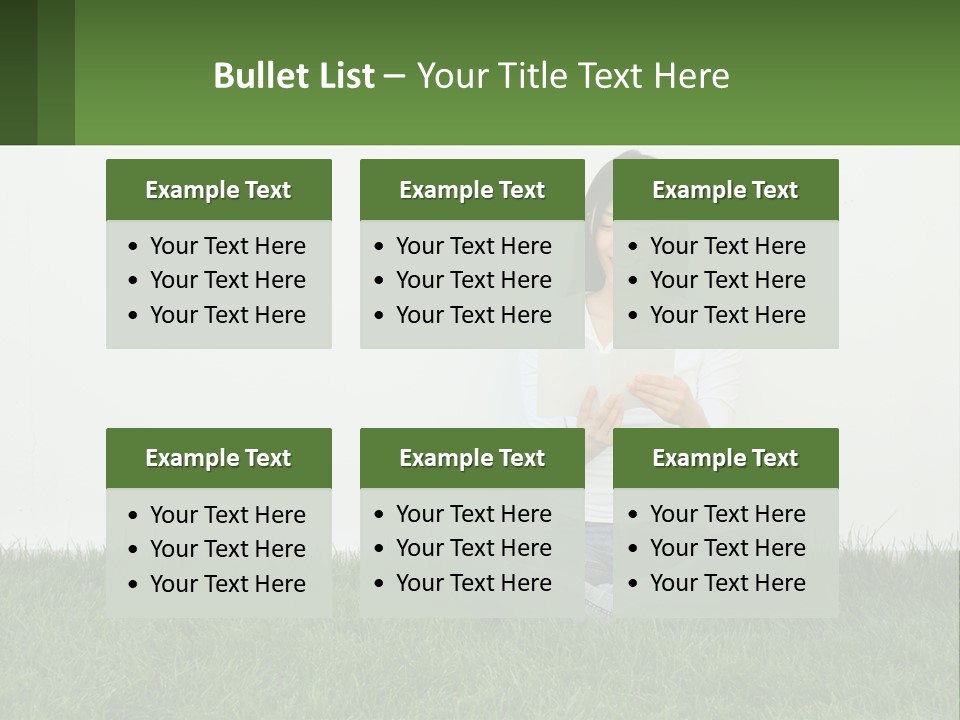 Peaceful Parent Daughter PowerPoint Template