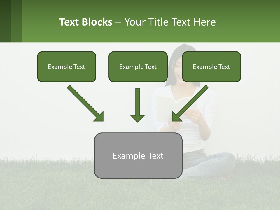 Peaceful Parent Daughter PowerPoint Template