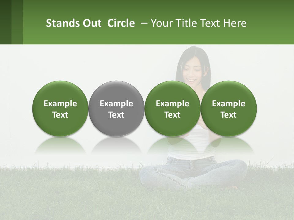 Peaceful Parent Daughter PowerPoint Template