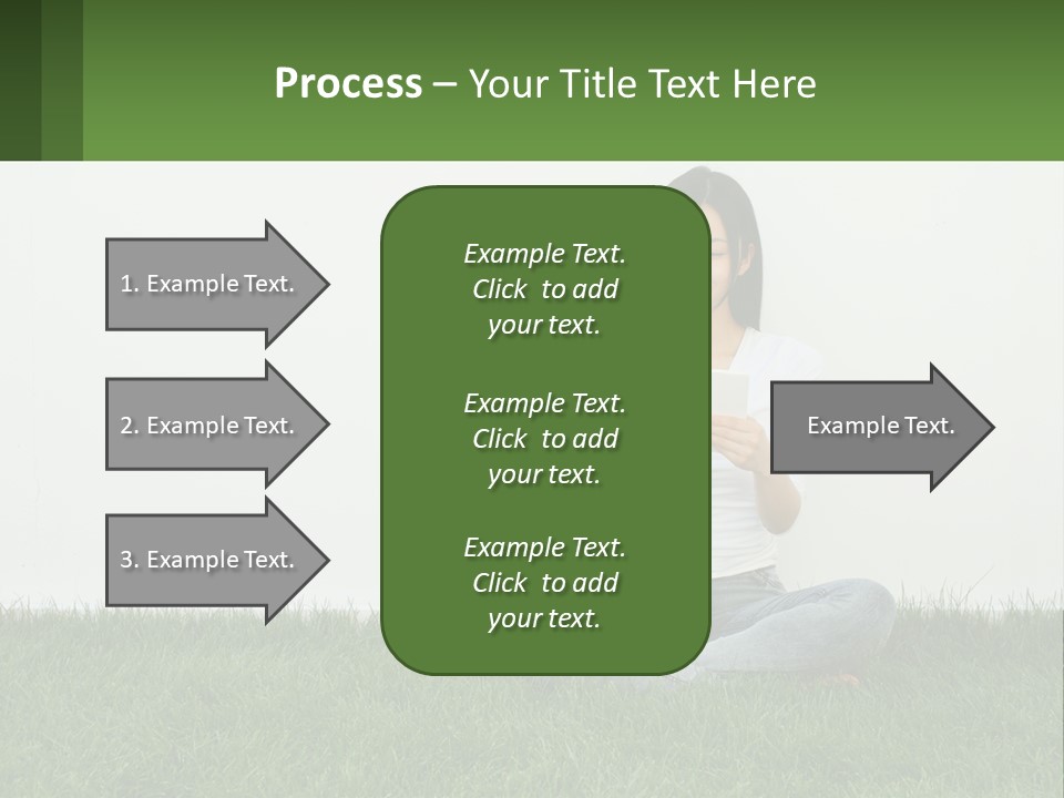 Peaceful Parent Daughter PowerPoint Template