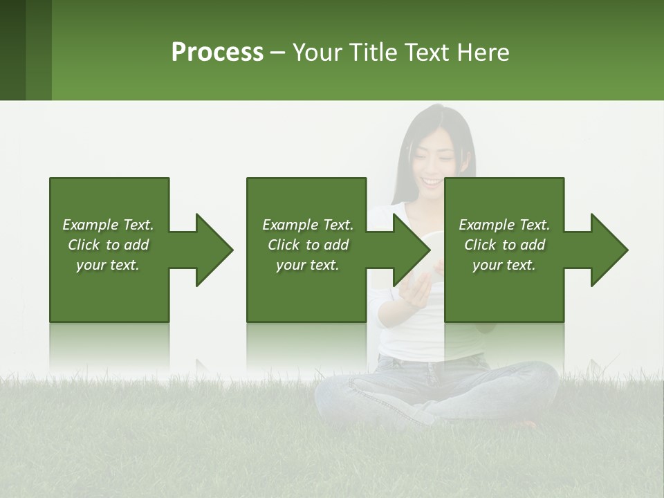 Peaceful Parent Daughter PowerPoint Template