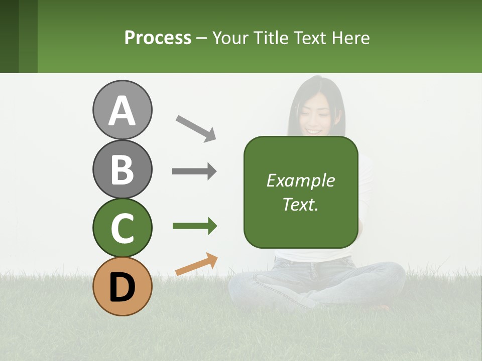 Peaceful Parent Daughter PowerPoint Template