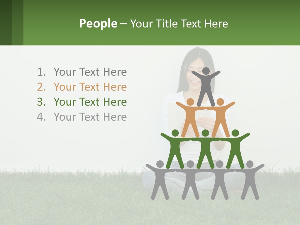 Peaceful Parent Daughter PowerPoint Template