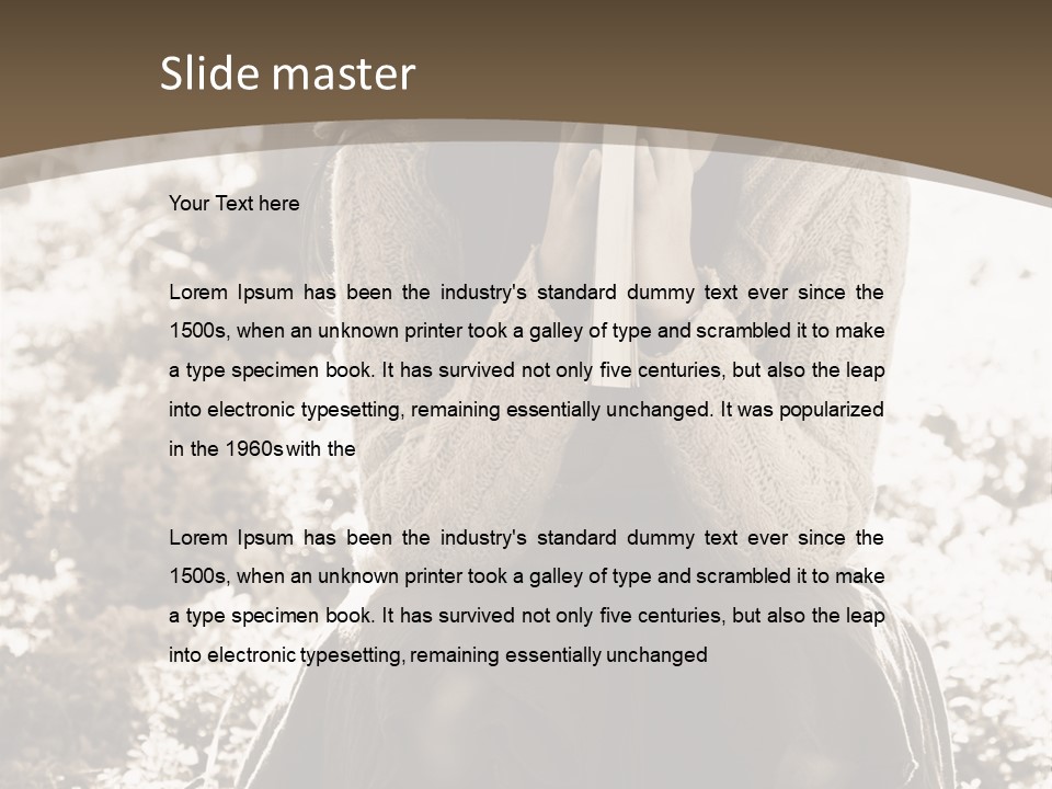 Retired Coast Sea PowerPoint Template