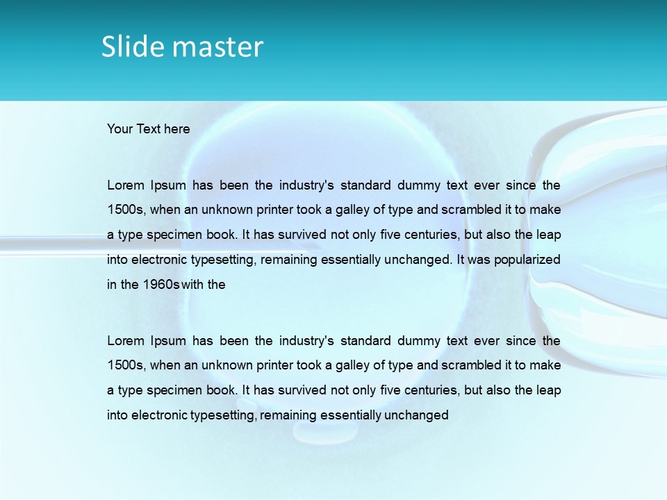 Sea Sand Peaceful PowerPoint Template