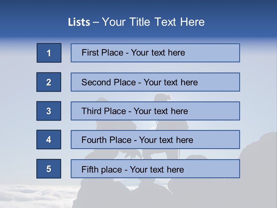 Coastal Lifestyle Sunrise PowerPoint Template
