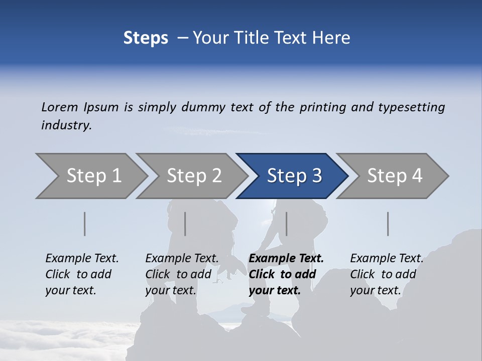 Coastal Lifestyle Sunrise PowerPoint Template