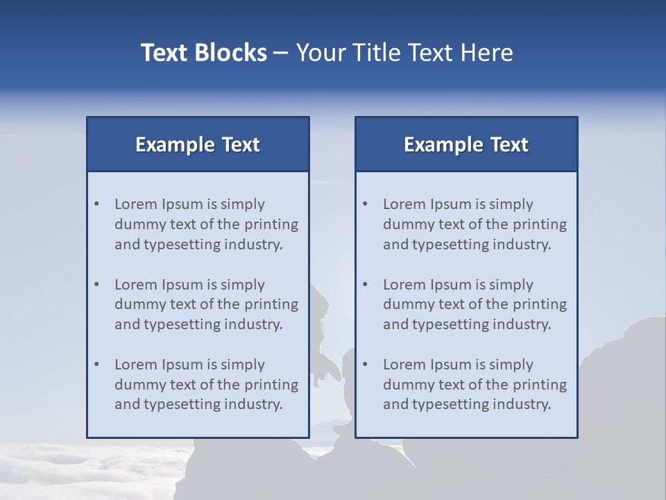 Coastal Lifestyle Sunrise PowerPoint Template