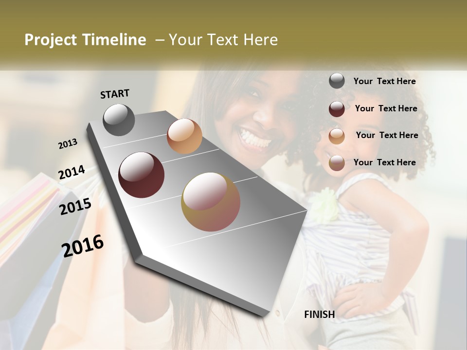 Sad Beach Life PowerPoint Template