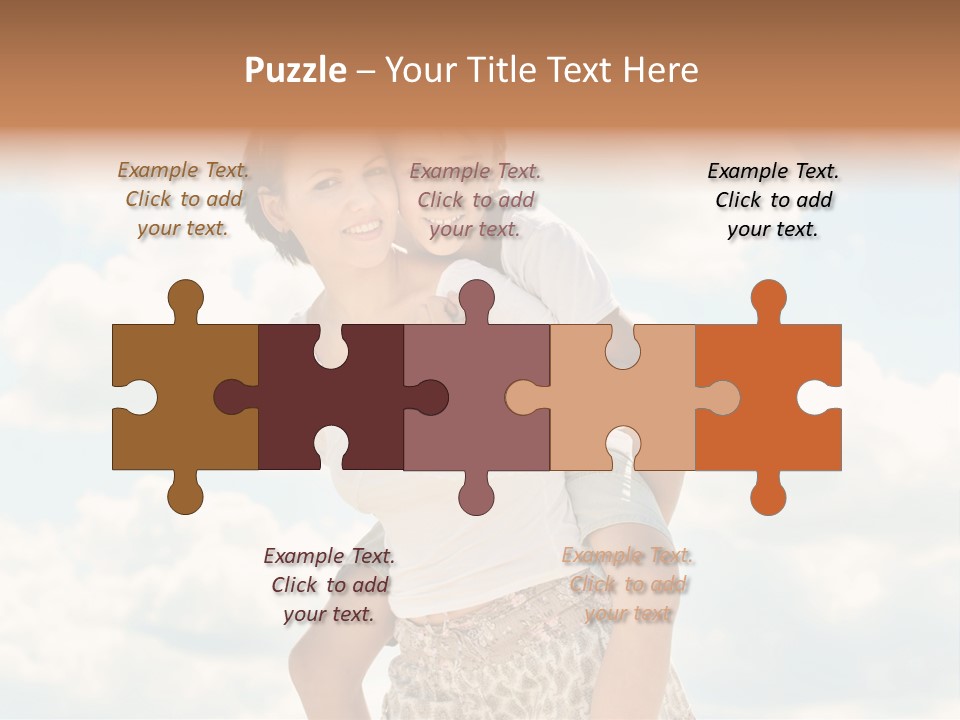 Lifestyle Wellness Beach PowerPoint Template