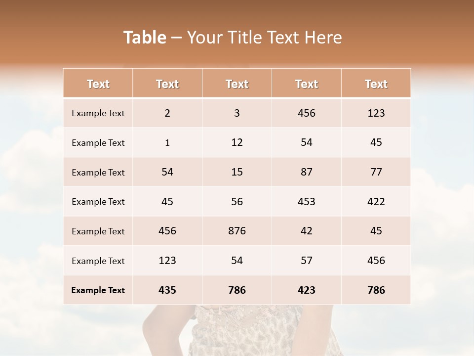 Lifestyle Wellness Beach PowerPoint Template