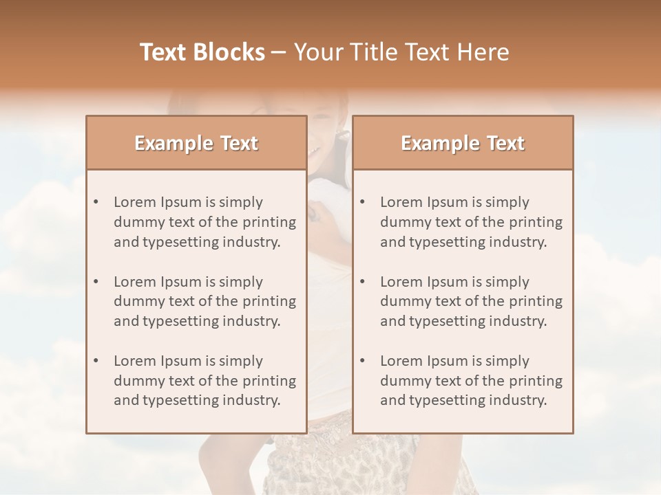 Lifestyle Wellness Beach PowerPoint Template