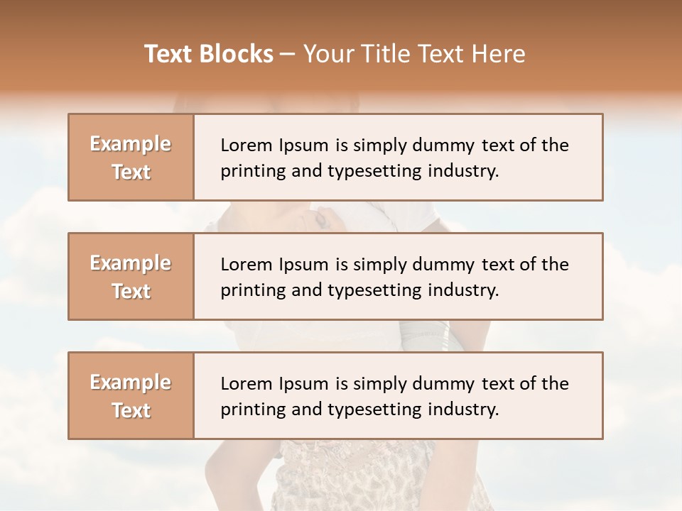 Lifestyle Wellness Beach PowerPoint Template