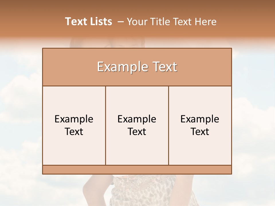 Lifestyle Wellness Beach PowerPoint Template
