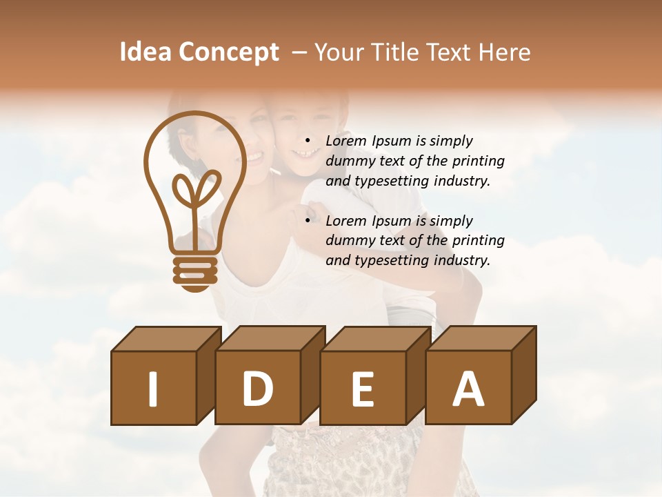 Lifestyle Wellness Beach PowerPoint Template