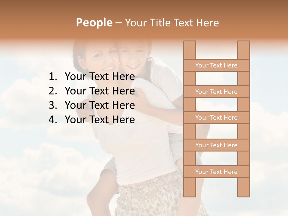 Lifestyle Wellness Beach PowerPoint Template