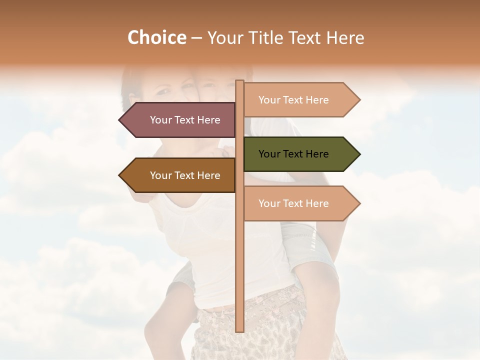 Lifestyle Wellness Beach PowerPoint Template