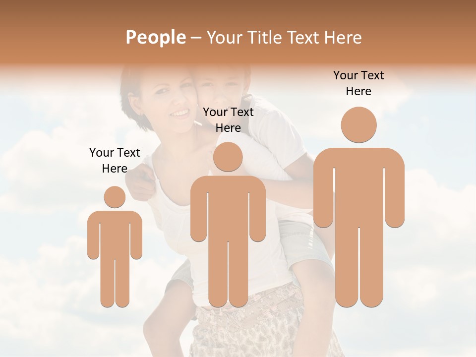 Lifestyle Wellness Beach PowerPoint Template