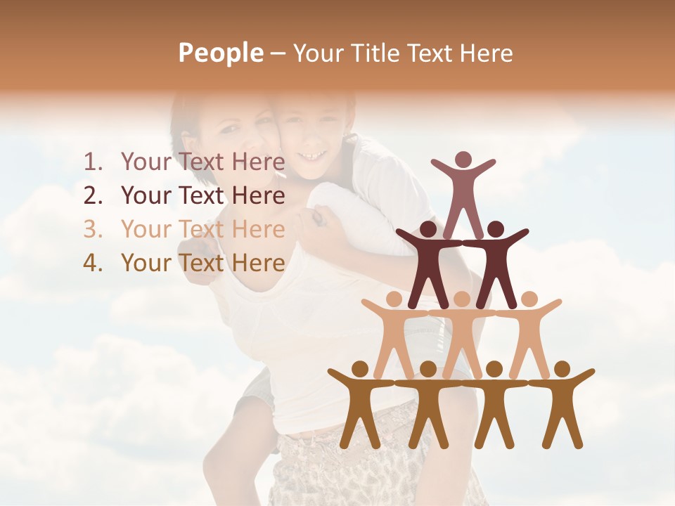 Lifestyle Wellness Beach PowerPoint Template