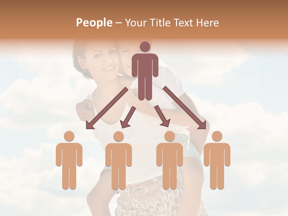 Lifestyle Wellness Beach PowerPoint Template