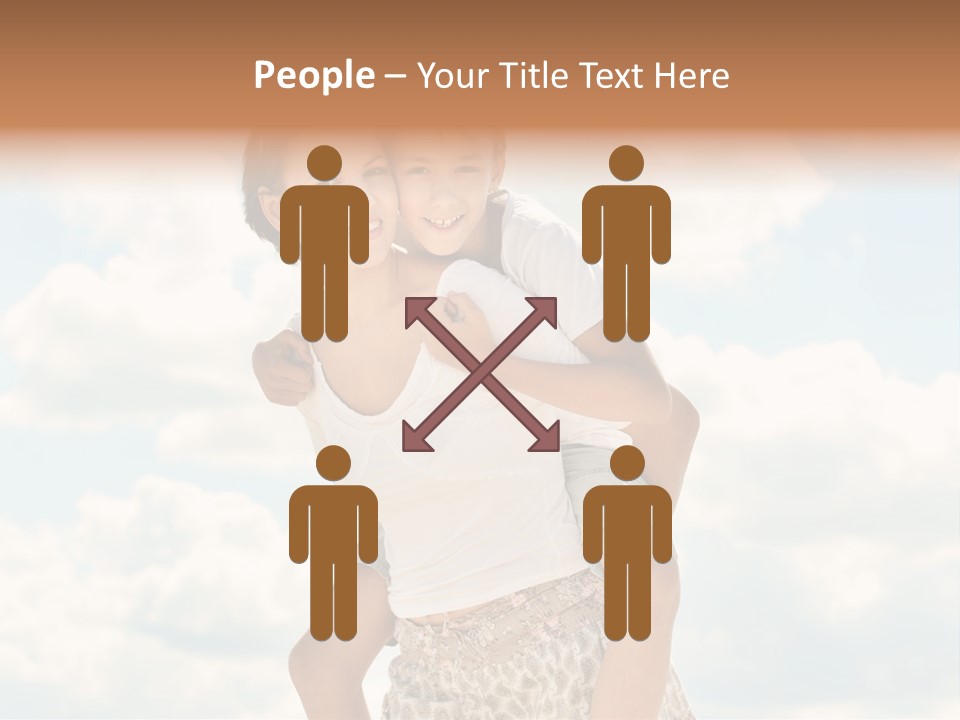 Lifestyle Wellness Beach PowerPoint Template