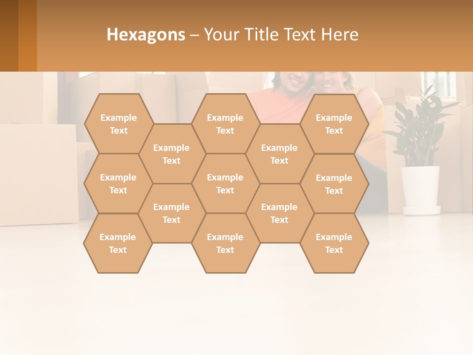 Sunset Senior White PowerPoint Template