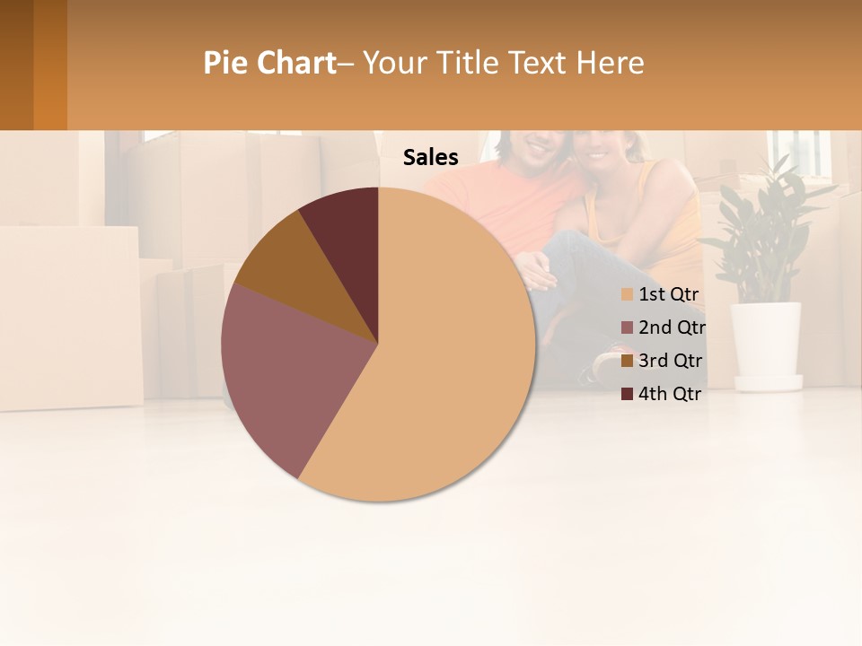 Sunset Senior White PowerPoint Template