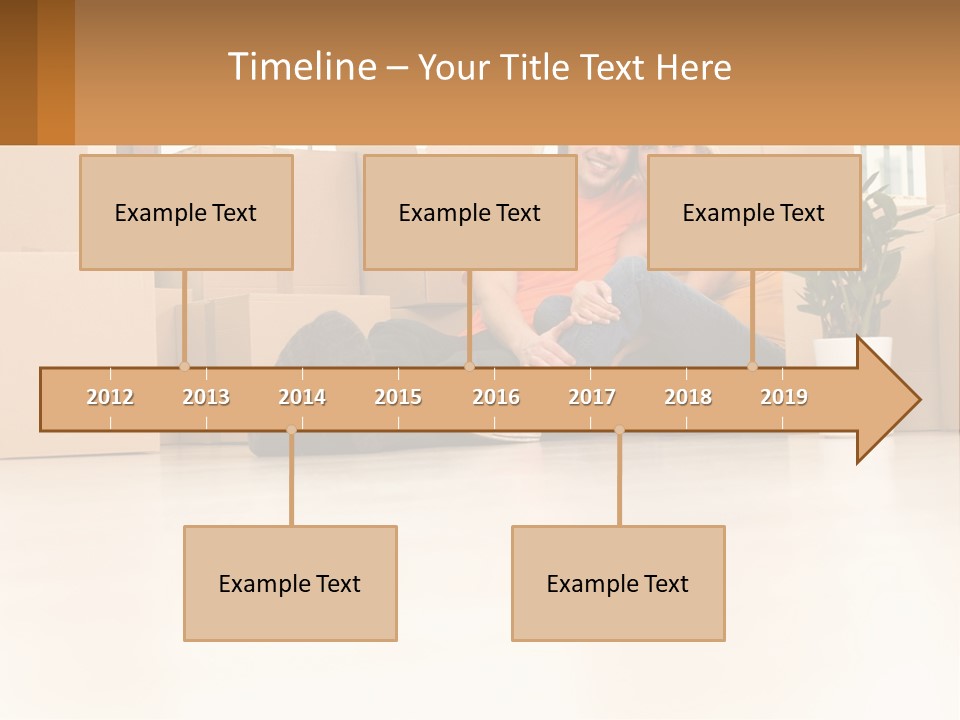 Sunset Senior White PowerPoint Template