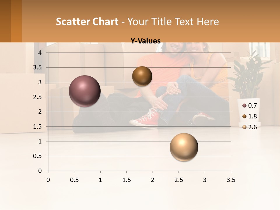Sunset Senior White PowerPoint Template