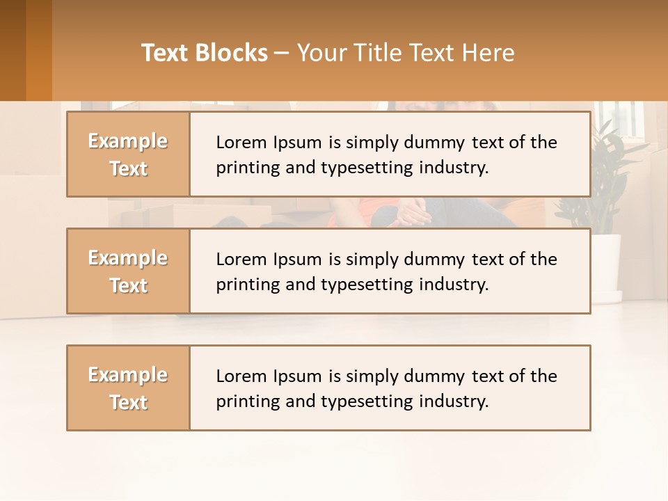Sunset Senior White PowerPoint Template