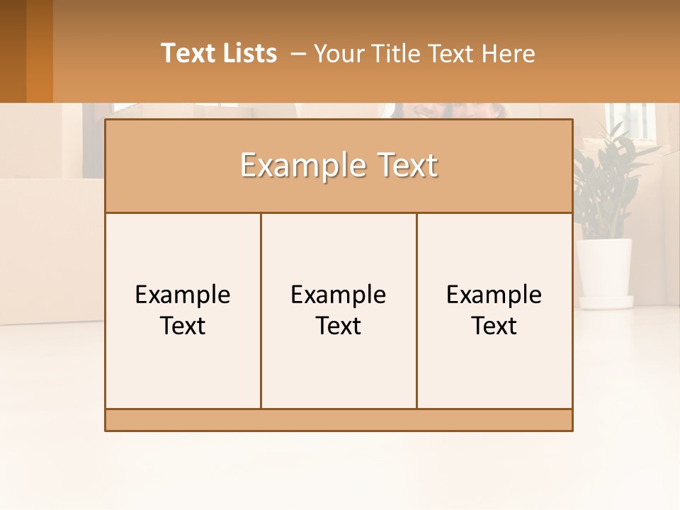 Sunset Senior White PowerPoint Template