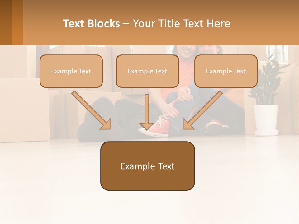 Sunset Senior White PowerPoint Template
