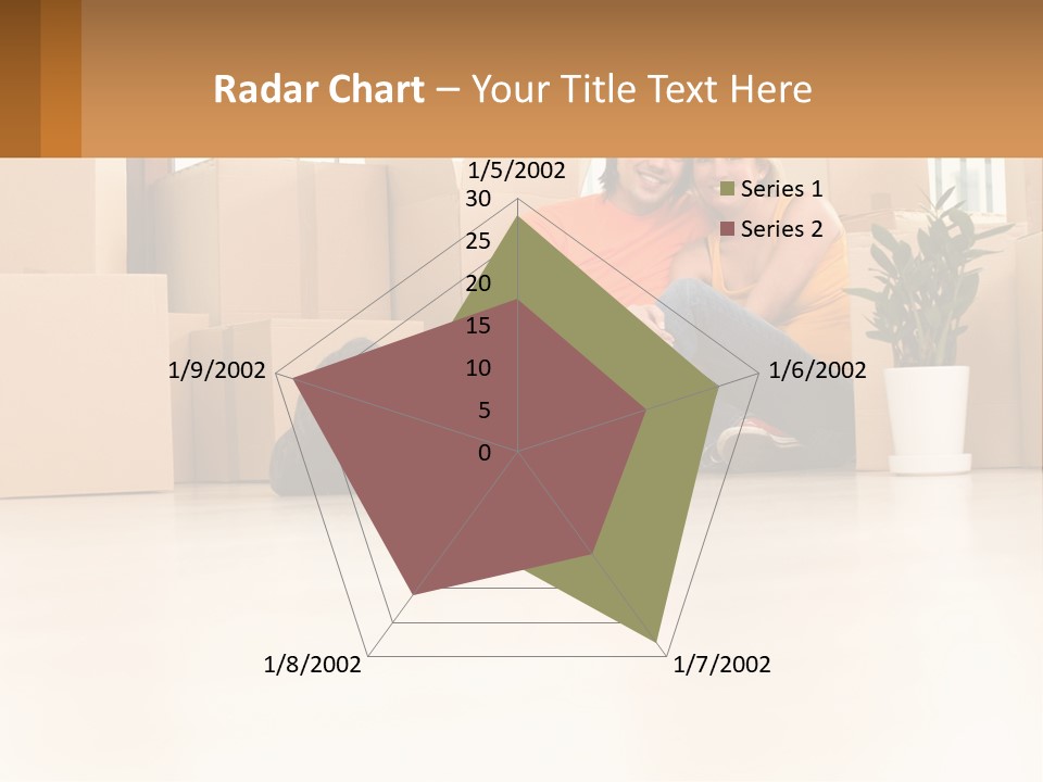 Sunset Senior White PowerPoint Template