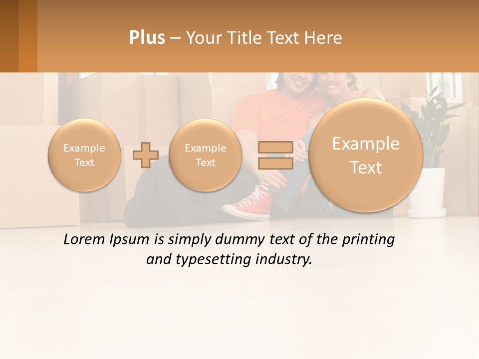 Sunset Senior White PowerPoint Template