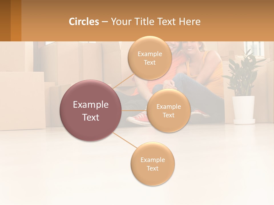 Sunset Senior White PowerPoint Template