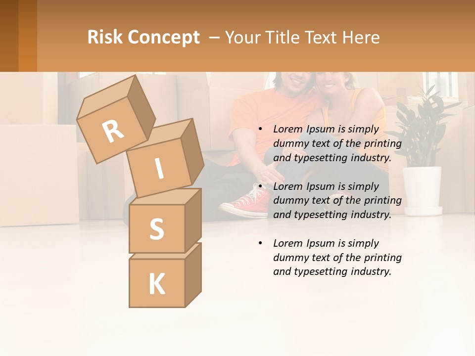 Sunset Senior White PowerPoint Template