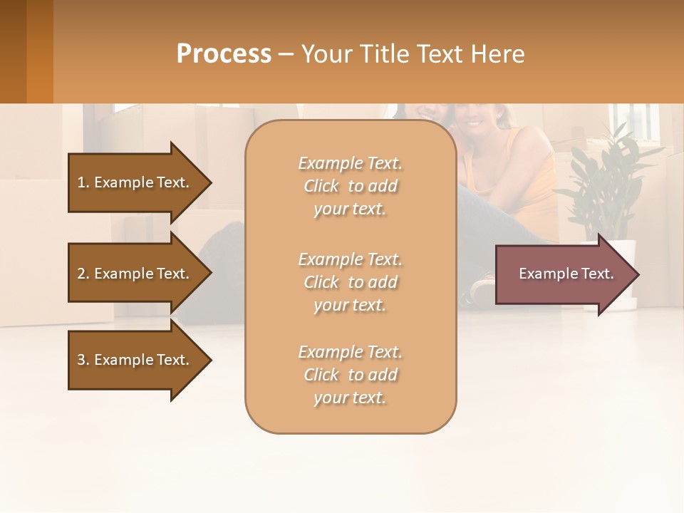 Sunset Senior White PowerPoint Template