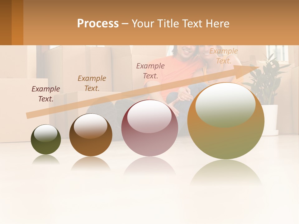 Sunset Senior White PowerPoint Template