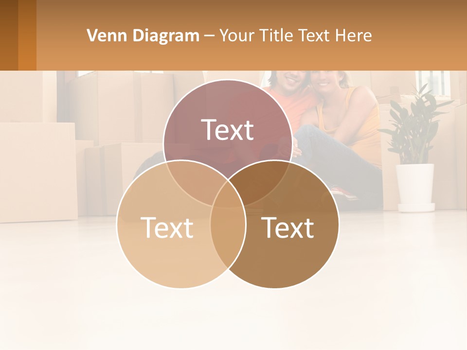 Sunset Senior White PowerPoint Template