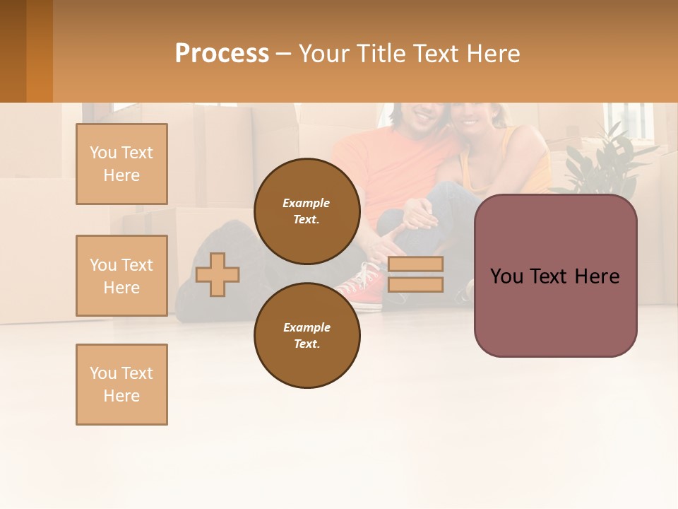 Sunset Senior White PowerPoint Template