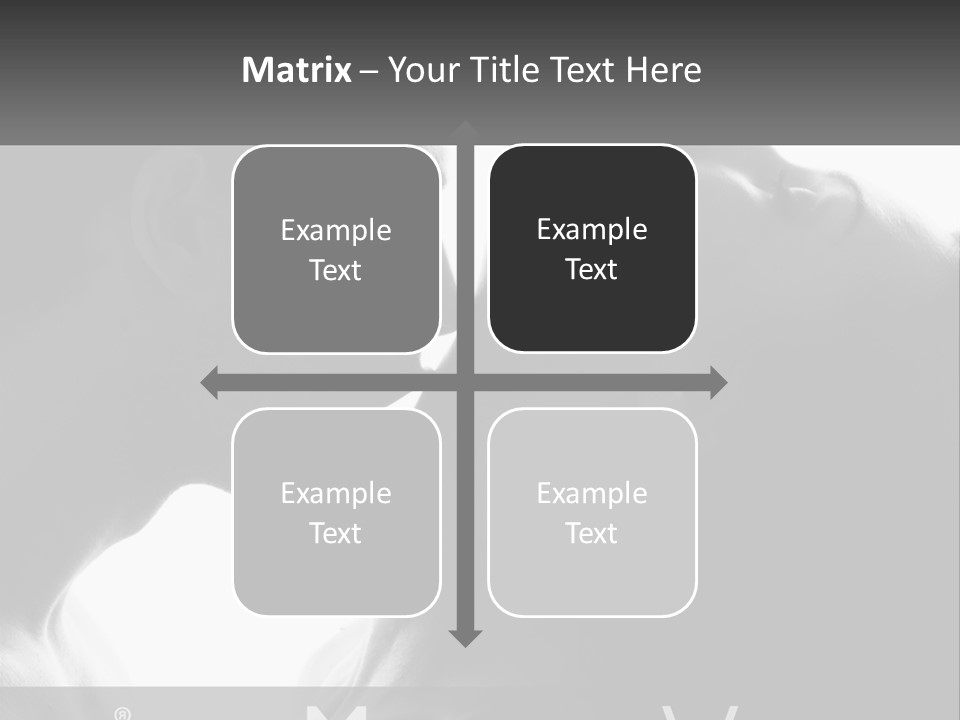 Caucasian Ocean Single PowerPoint Template