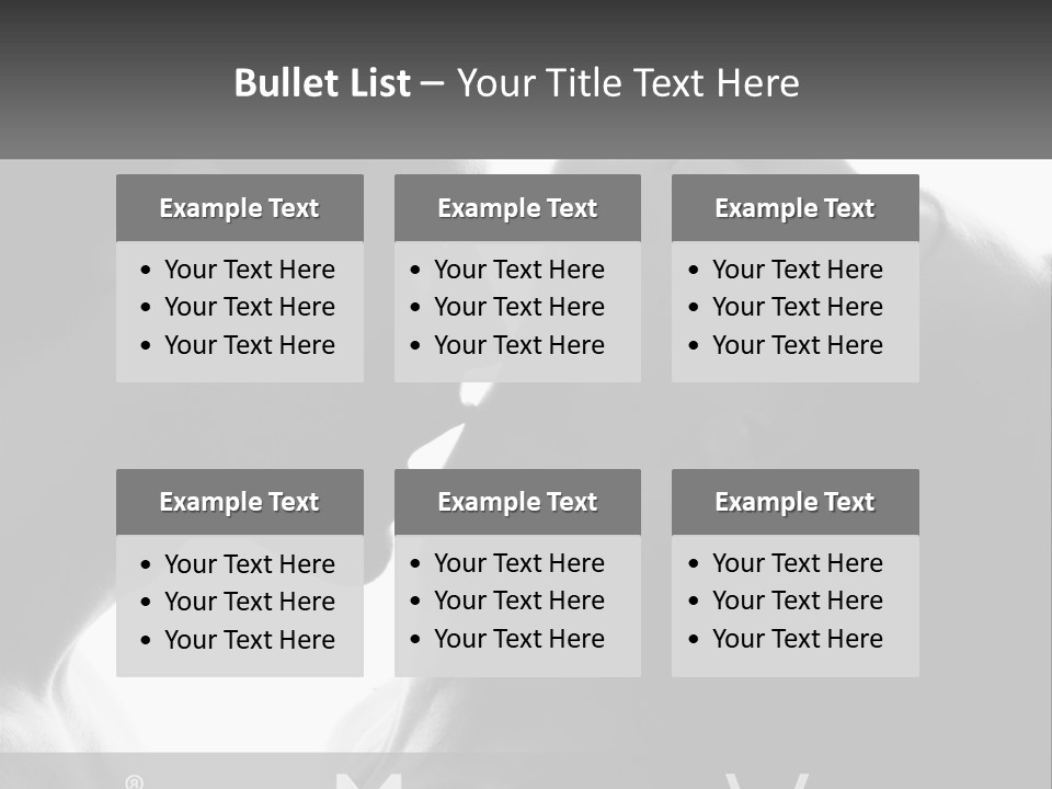 Caucasian Ocean Single PowerPoint Template