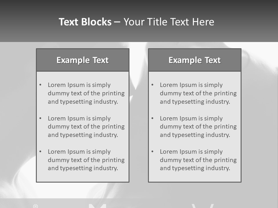 Caucasian Ocean Single PowerPoint Template