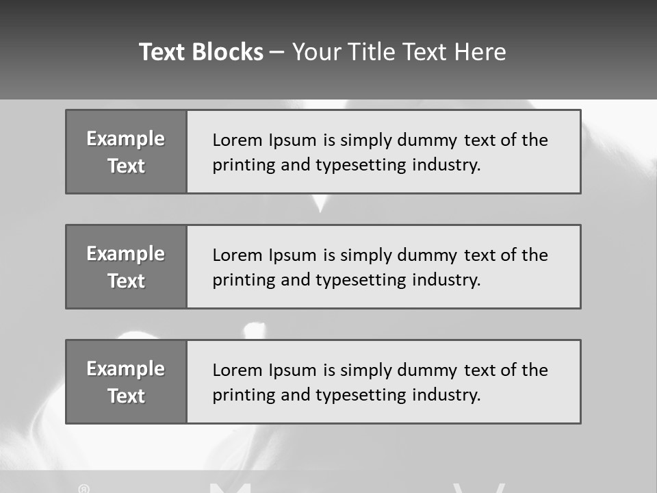 Caucasian Ocean Single PowerPoint Template