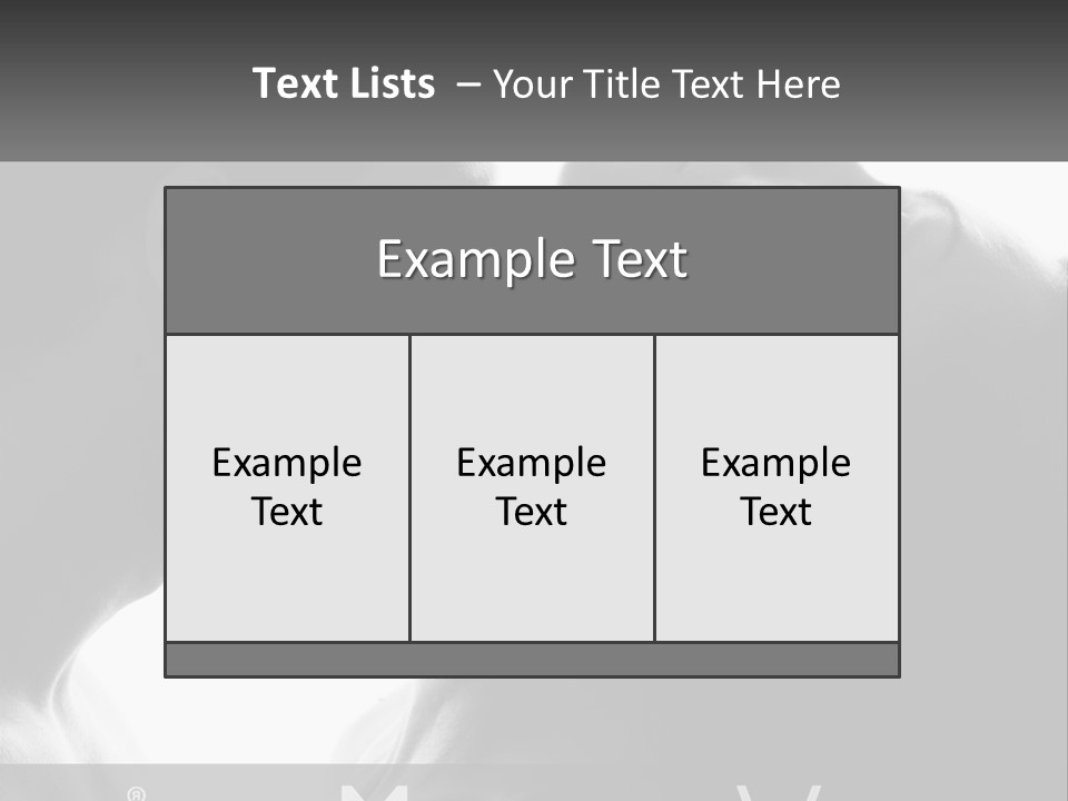 Caucasian Ocean Single PowerPoint Template