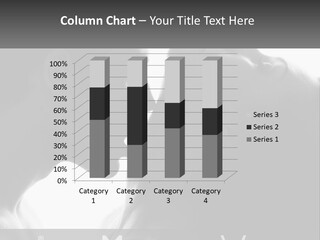 Caucasian Ocean Single PowerPoint Template