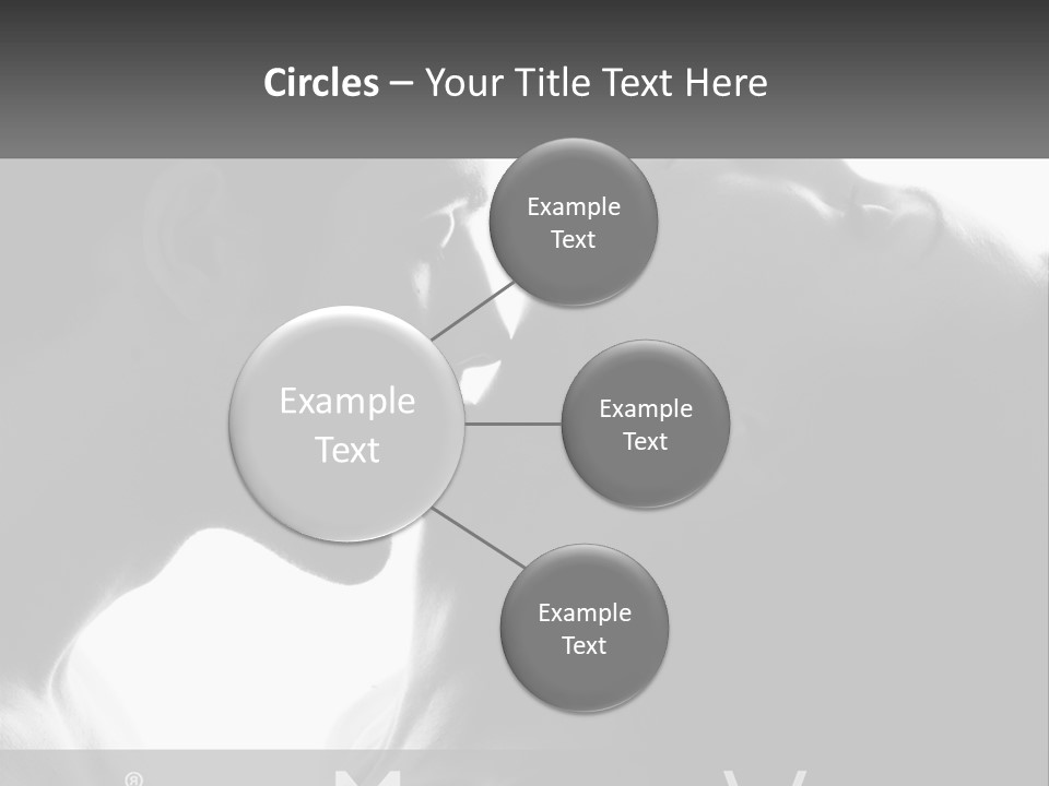 Caucasian Ocean Single PowerPoint Template