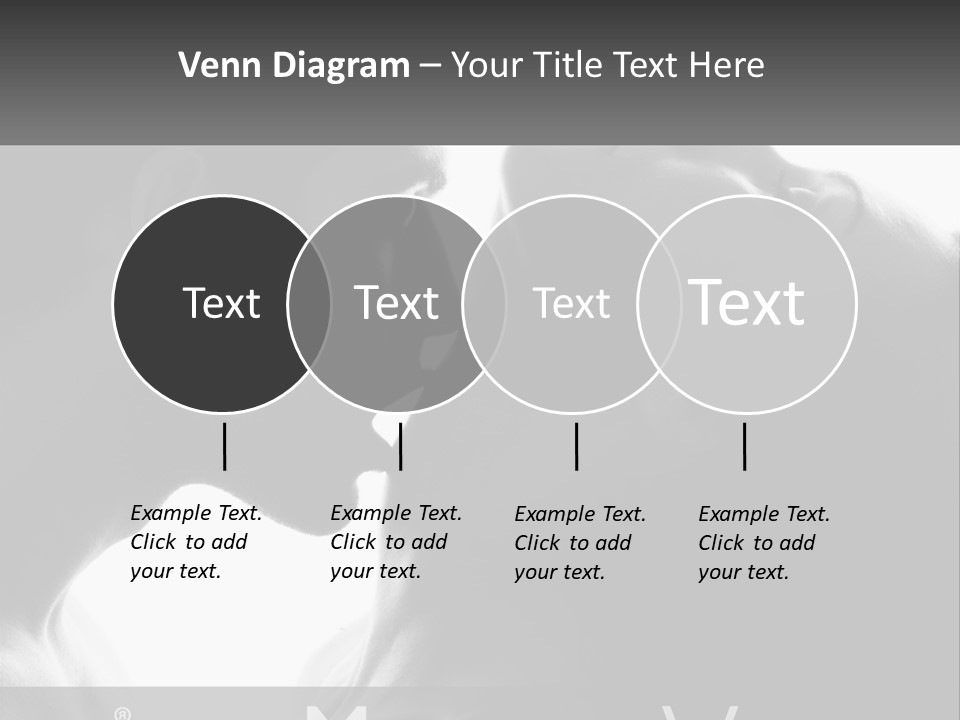 Caucasian Ocean Single PowerPoint Template