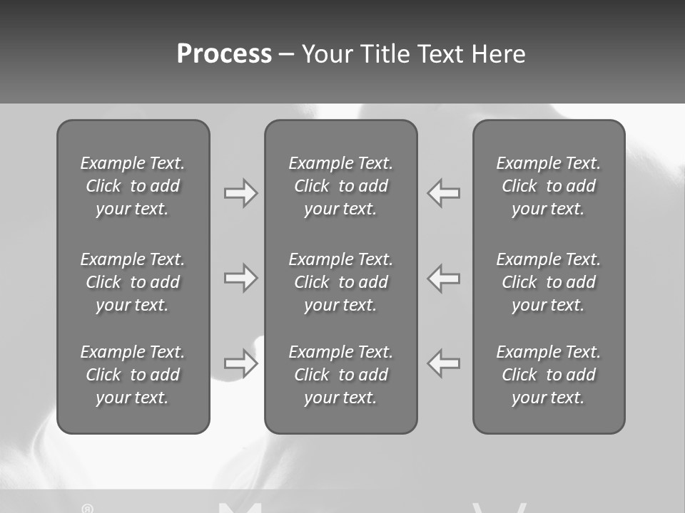 Caucasian Ocean Single PowerPoint Template