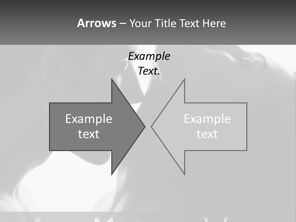Caucasian Ocean Single PowerPoint Template